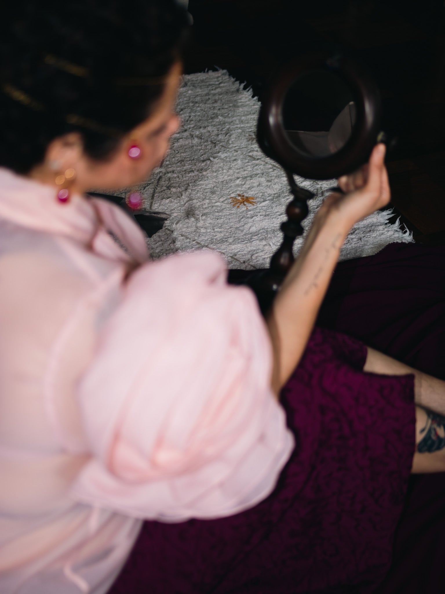 Blusa Vintage Mangas Bufantes