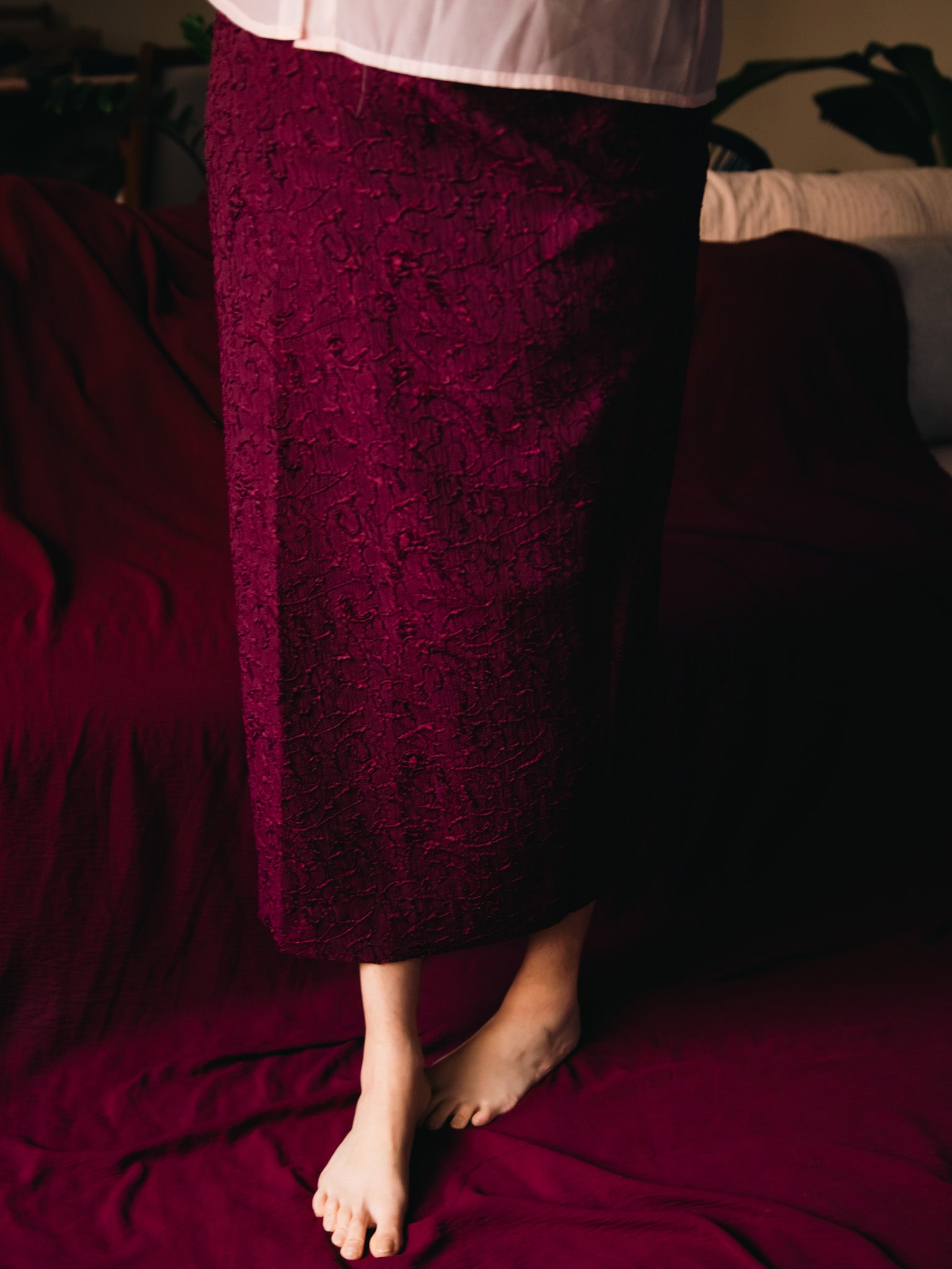 Saia Bordada Vintage