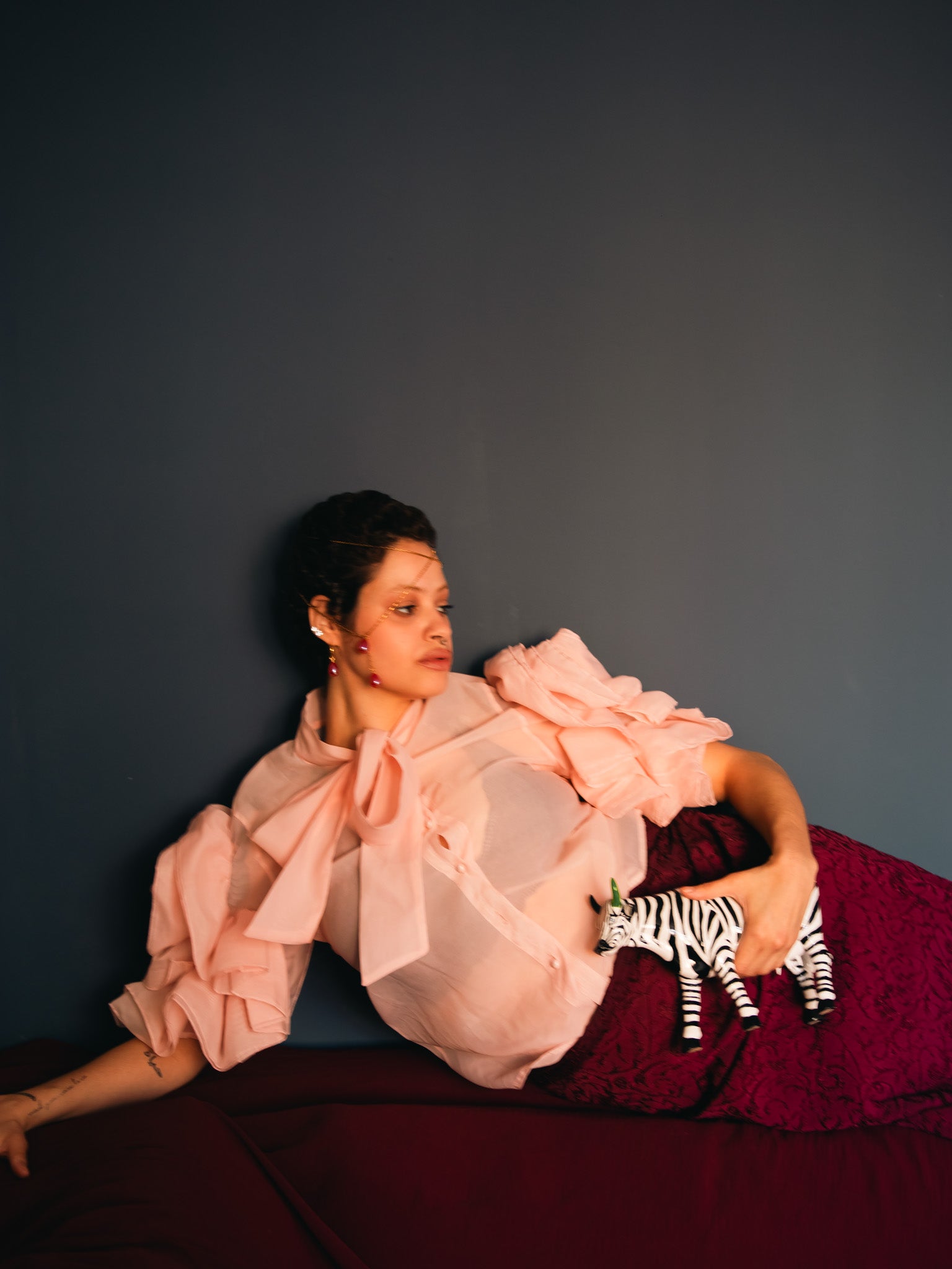 Saia Bordada Vintage