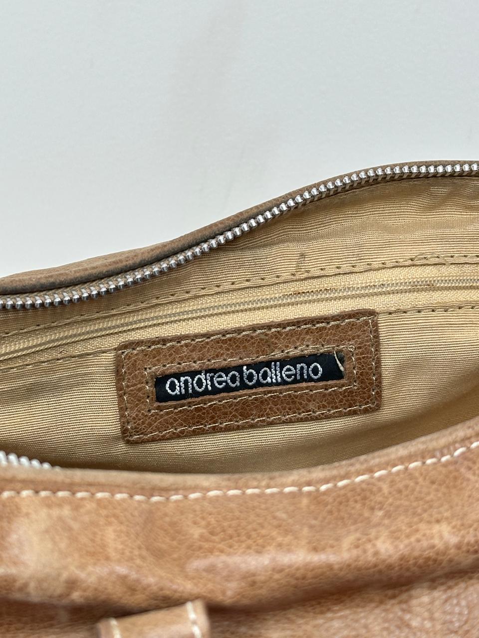 Bolsa Couro Vintage Andrea Balleno