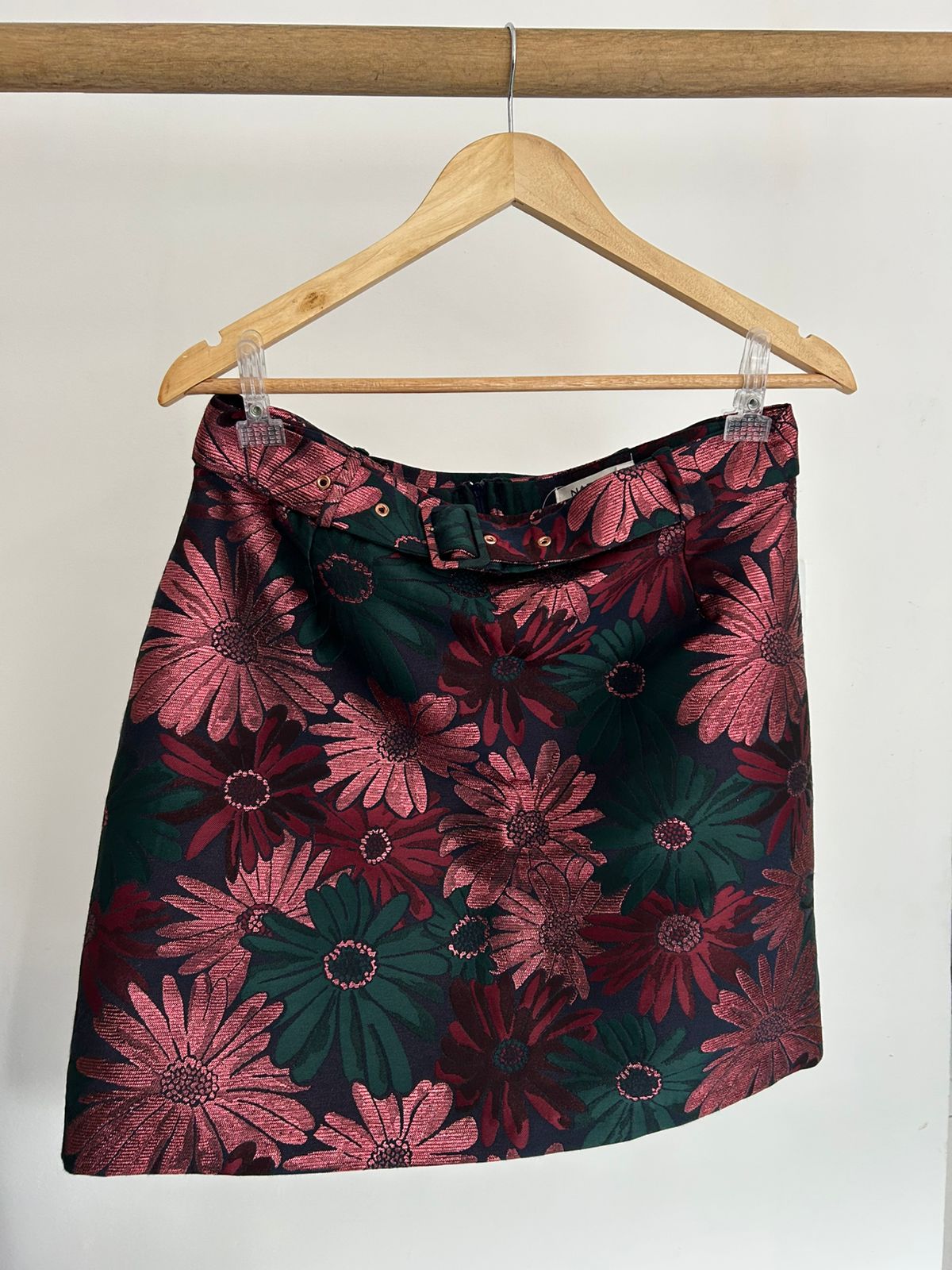 Saia curta lurex Naf Naf