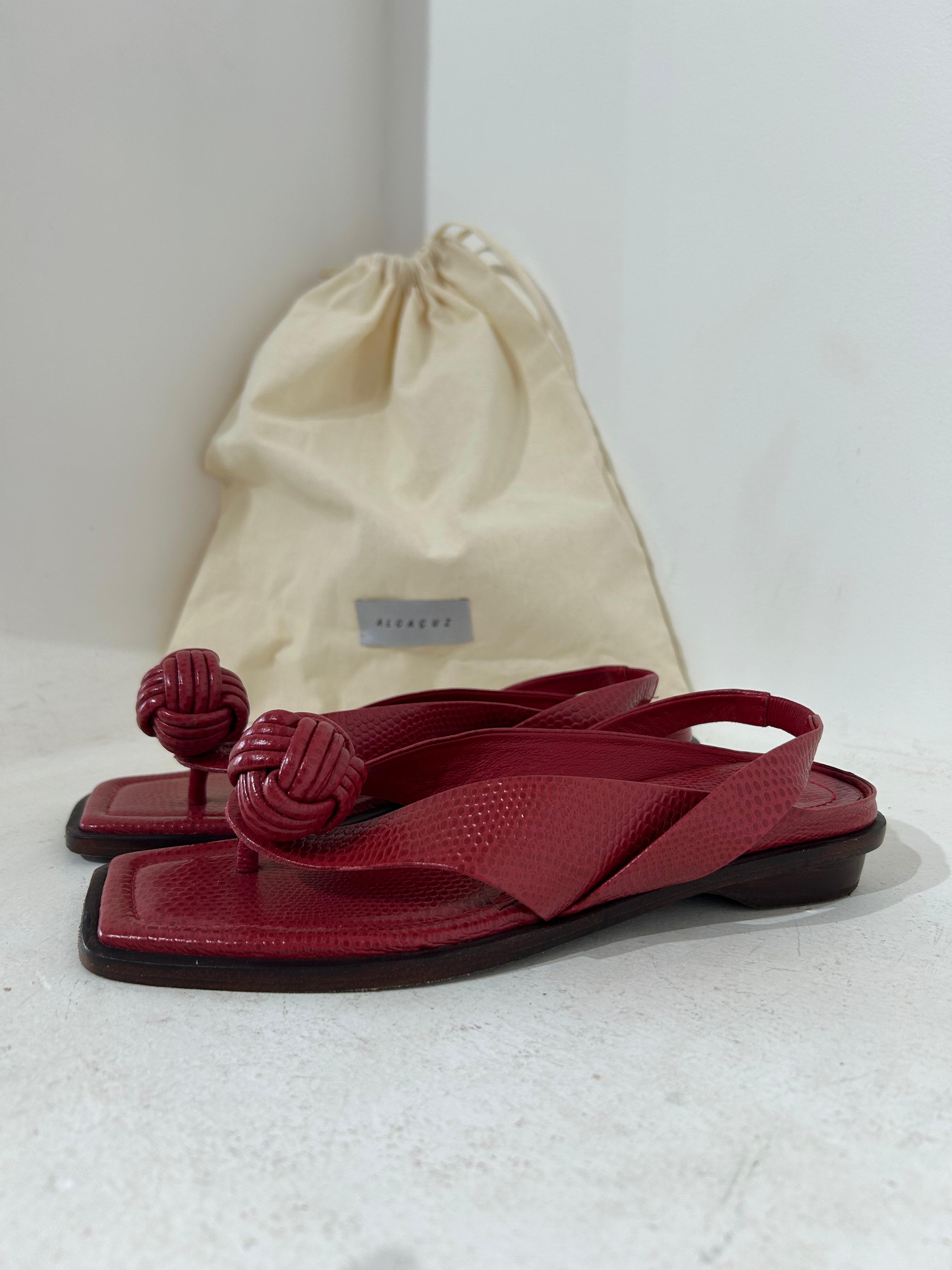 Sandália Alcaçuz Couro raso