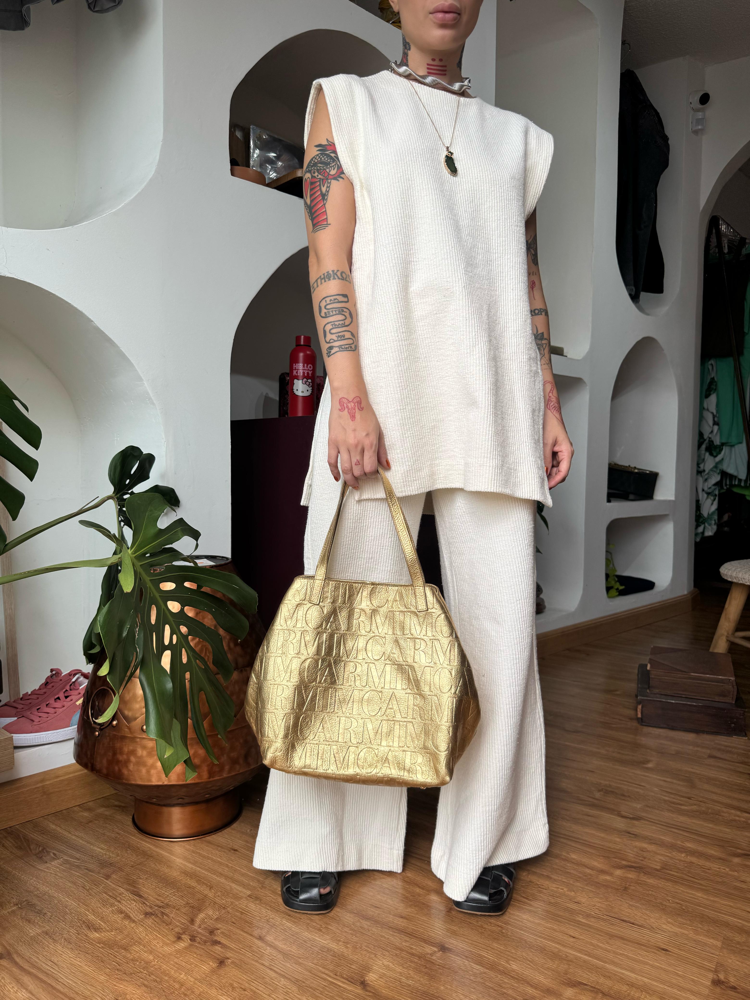 Bolsa Carmim Couro Pelica