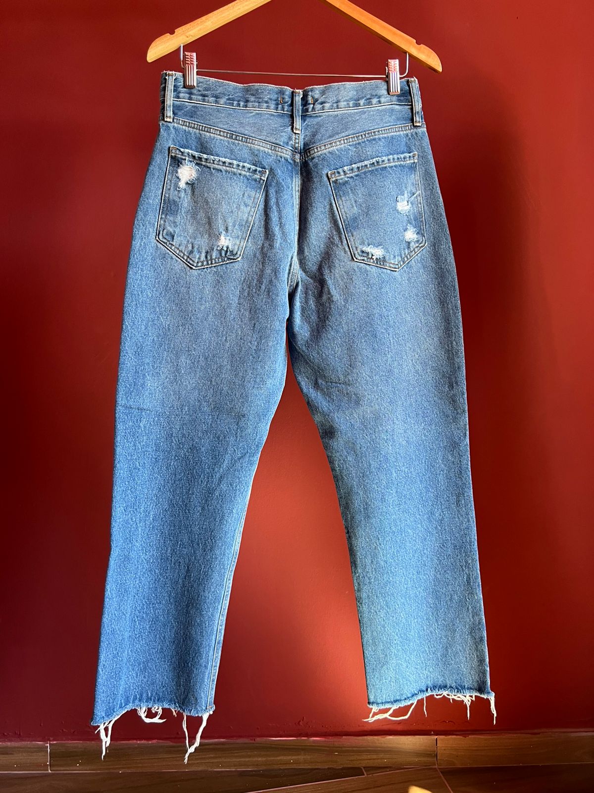 Calça jeans reta