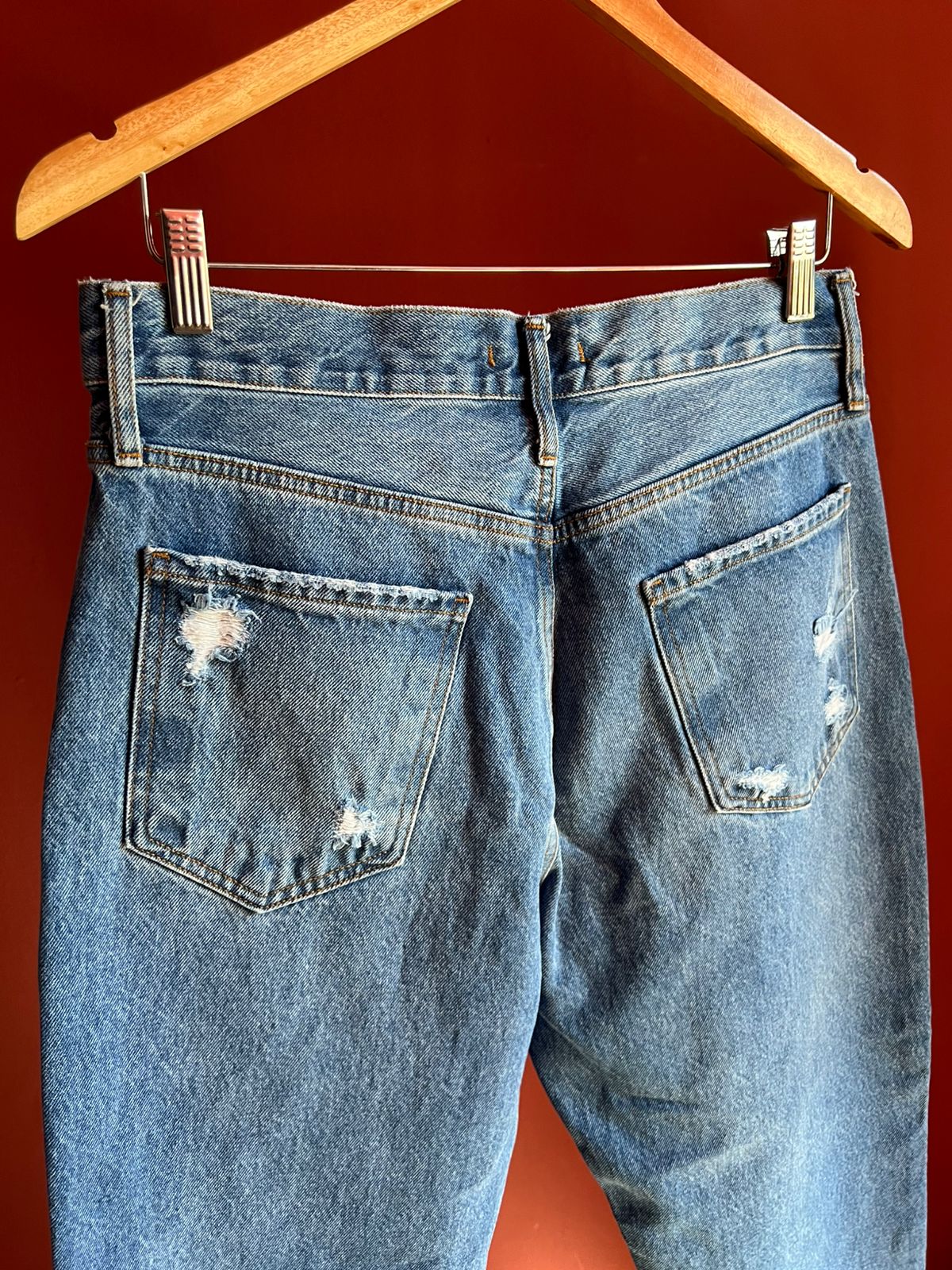 Calça jeans reta