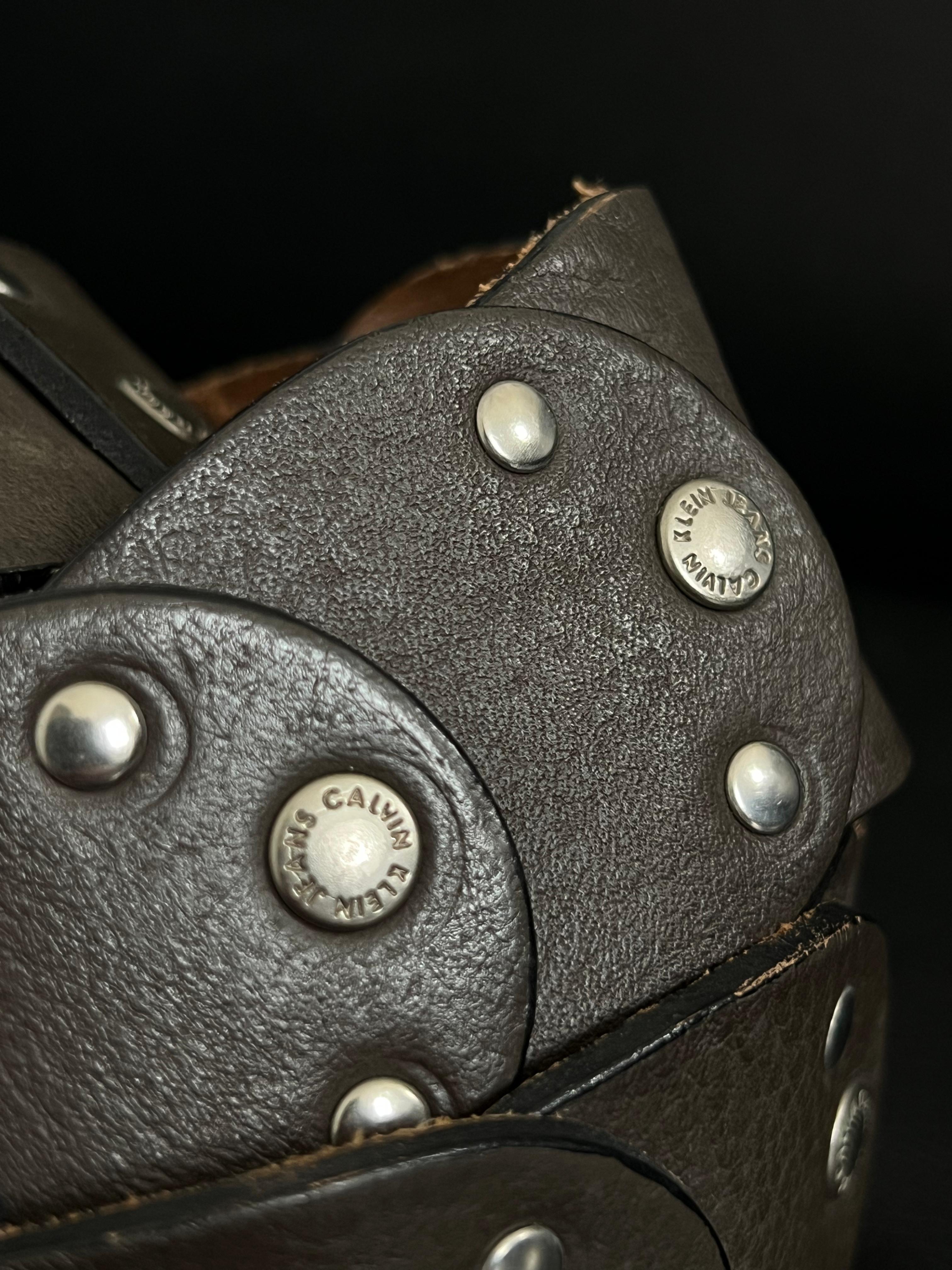 Cinto de couro Calvin Klein