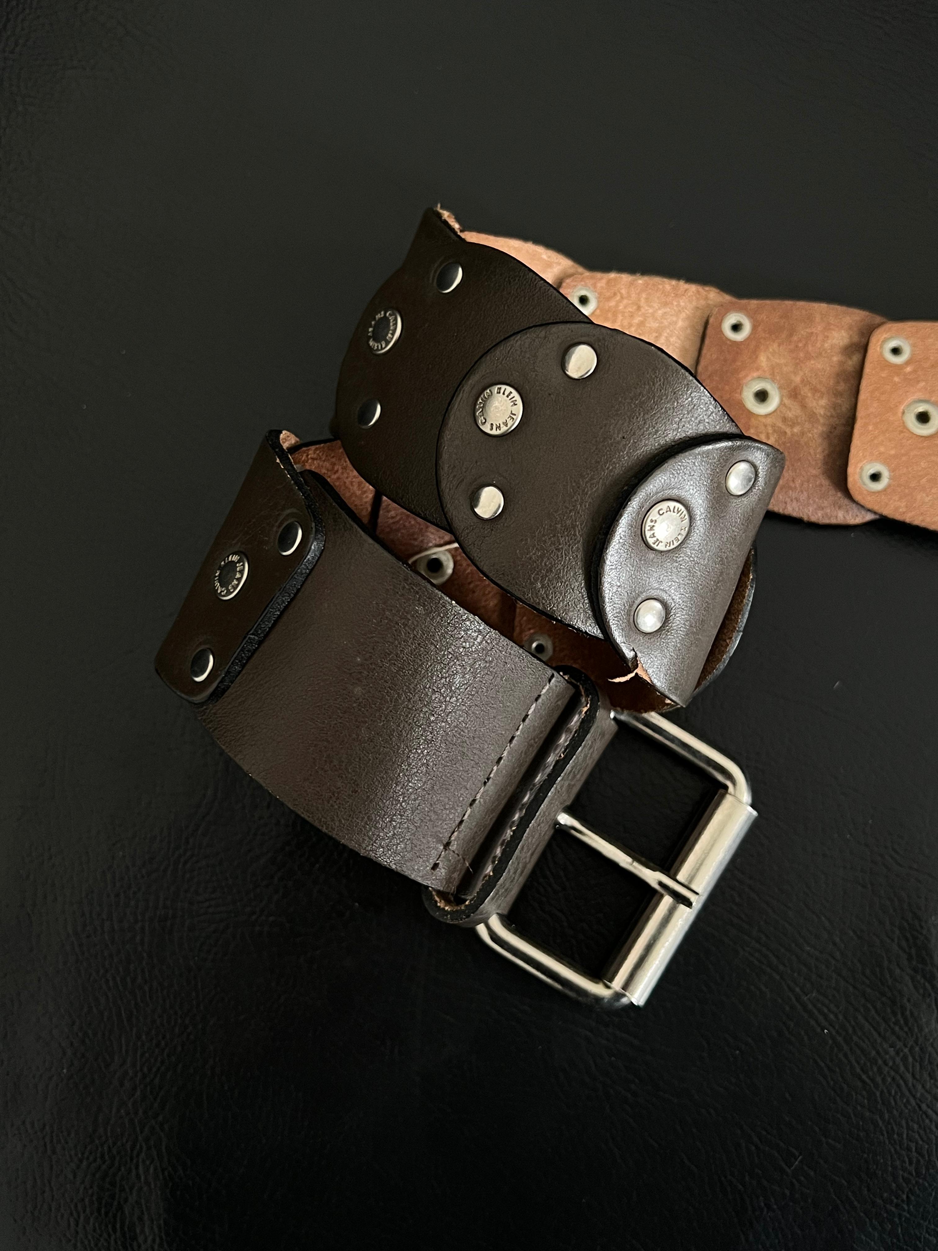 Cinto de couro Calvin Klein