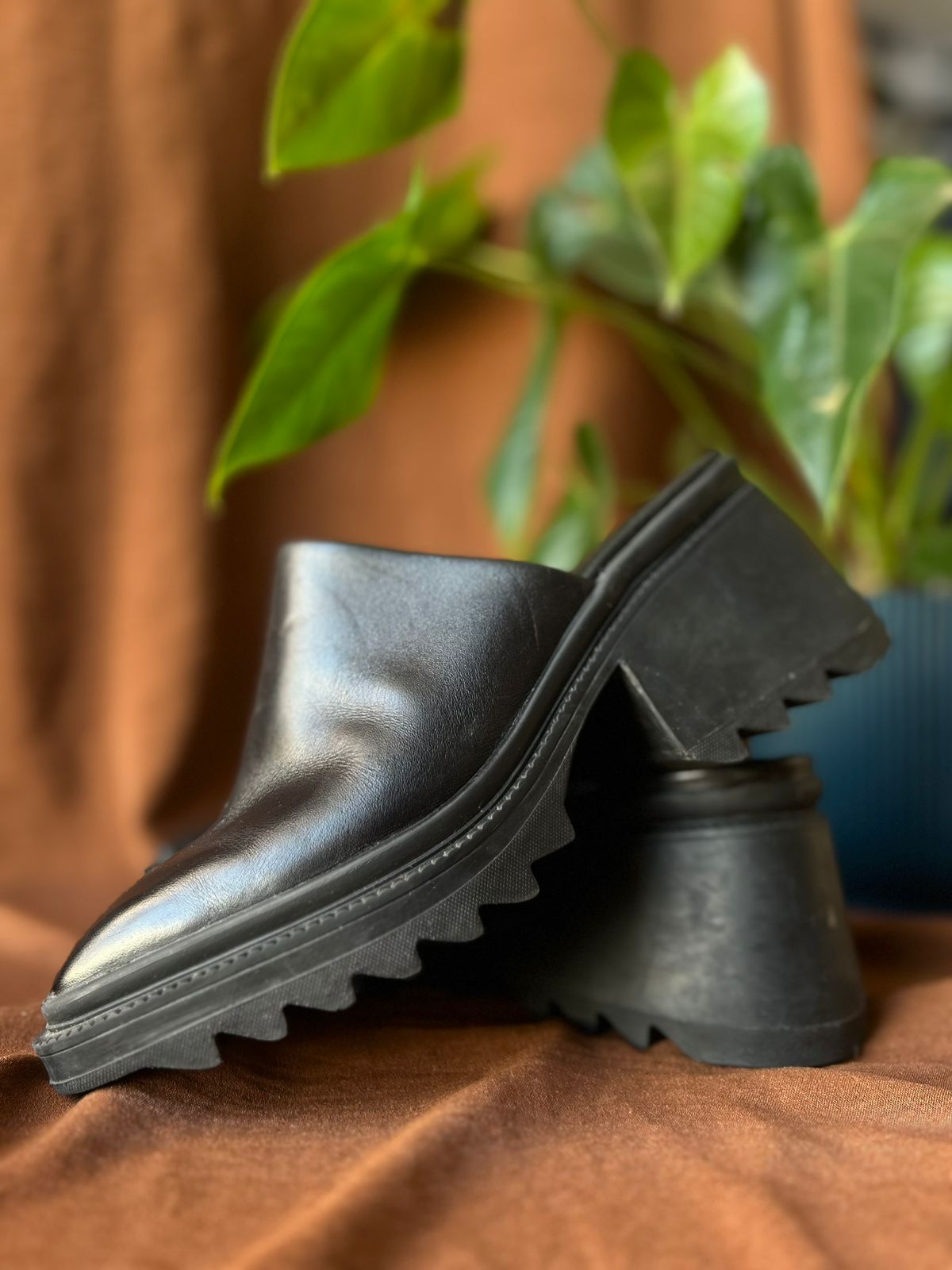 Mule Clog Couro Carrano