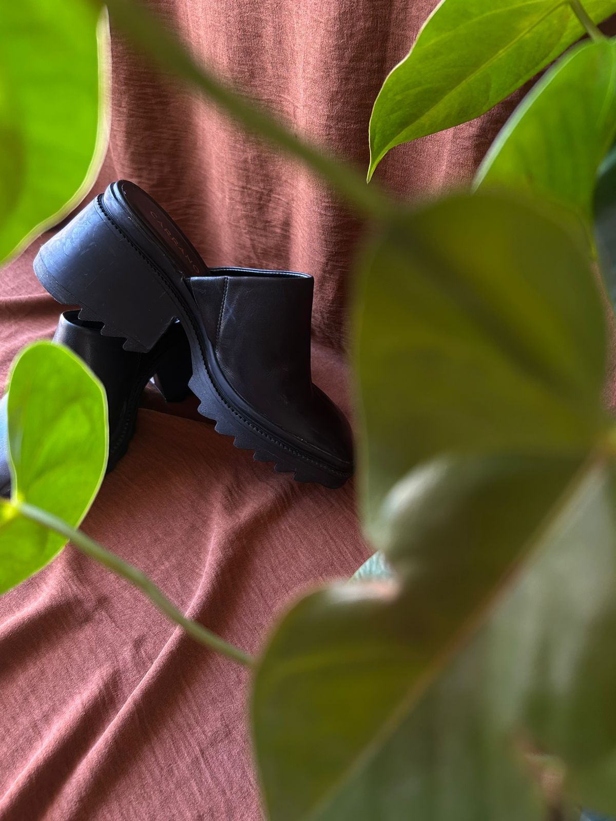 Mule Clog Couro Carrano