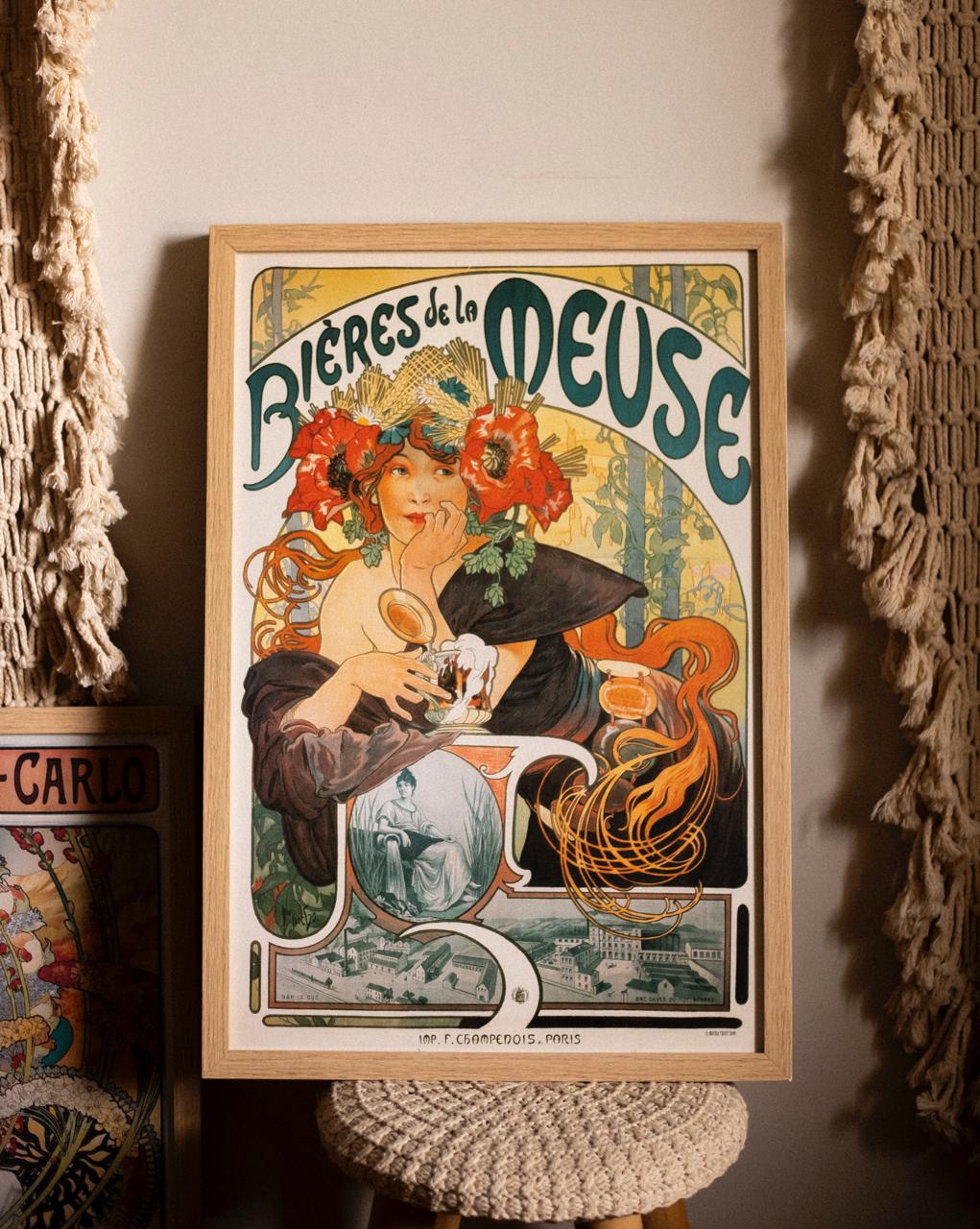 Quadro Affiche Pour "Bières de La Meuse"