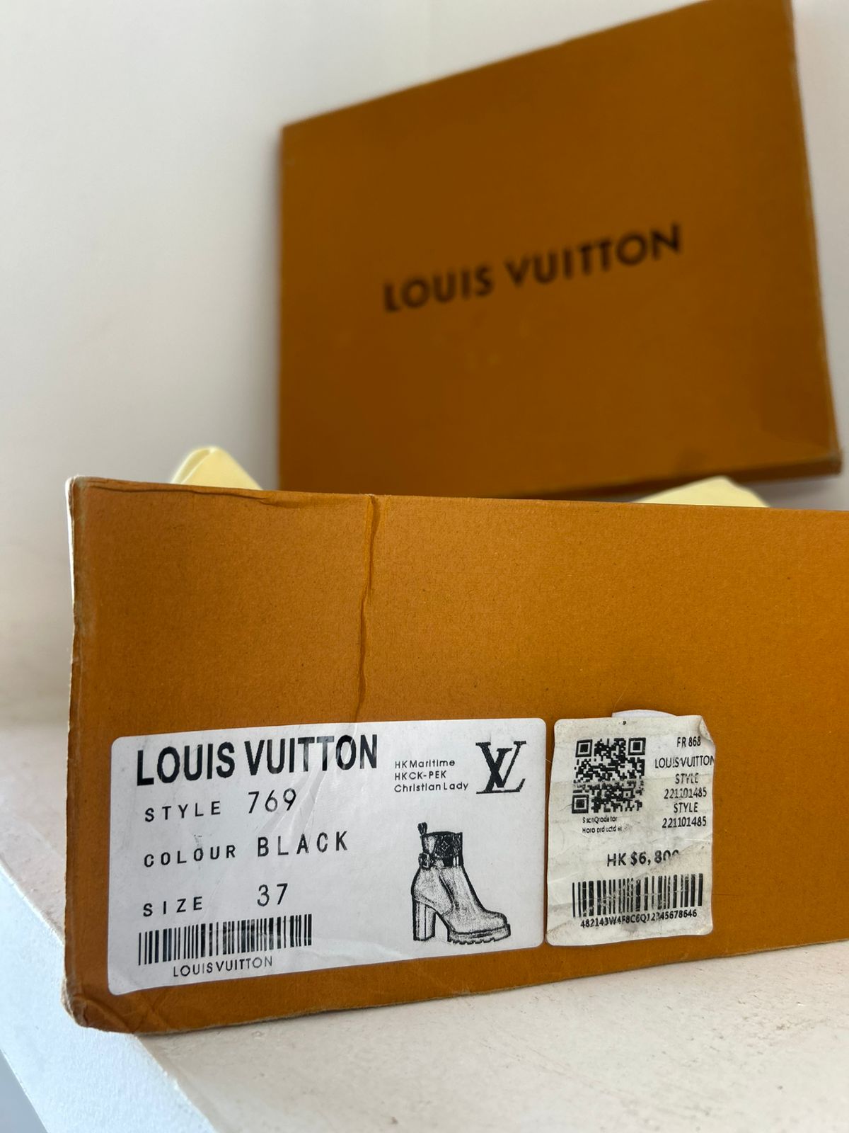 Bota Louis Vuitton Star Trail em Noir