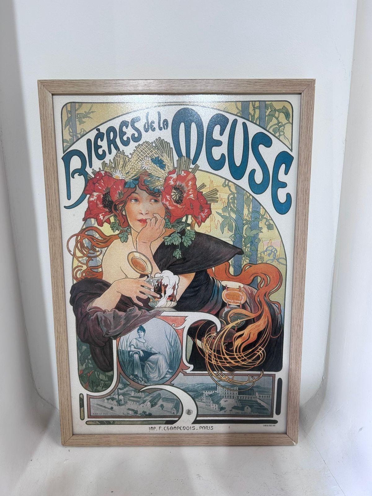 Quadro Affiche Pour "Bières de La Meuse"