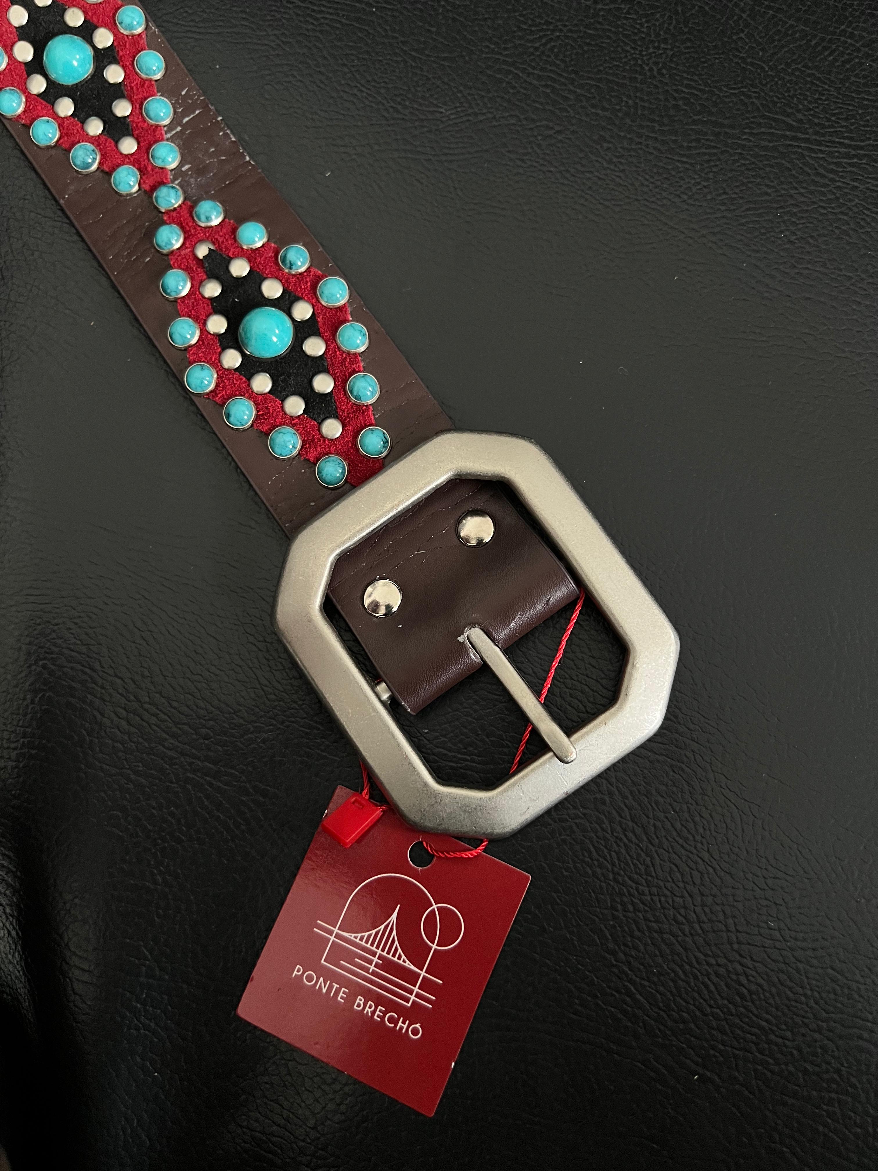 Cinto boho couro sintético