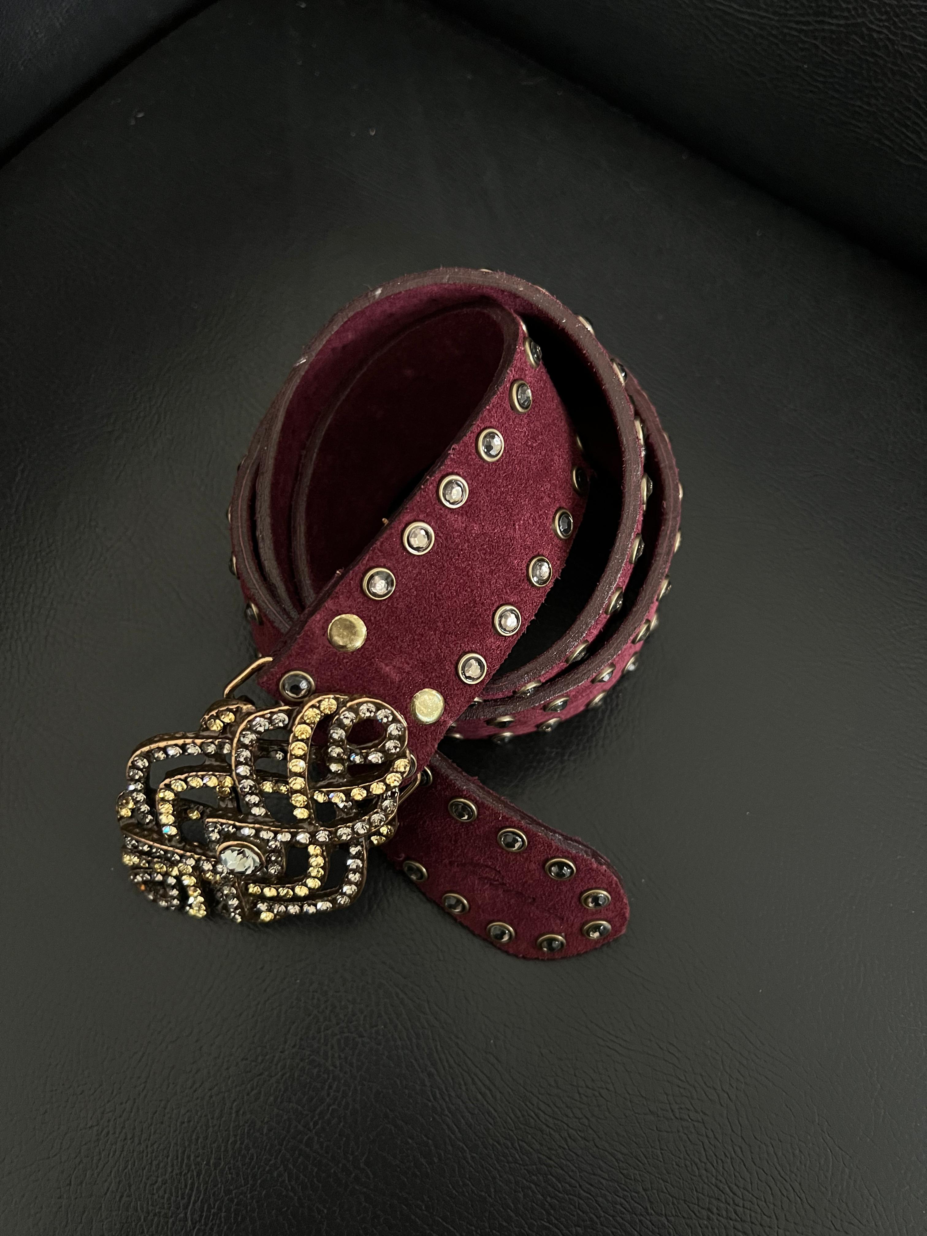 Cinto boho couro colors