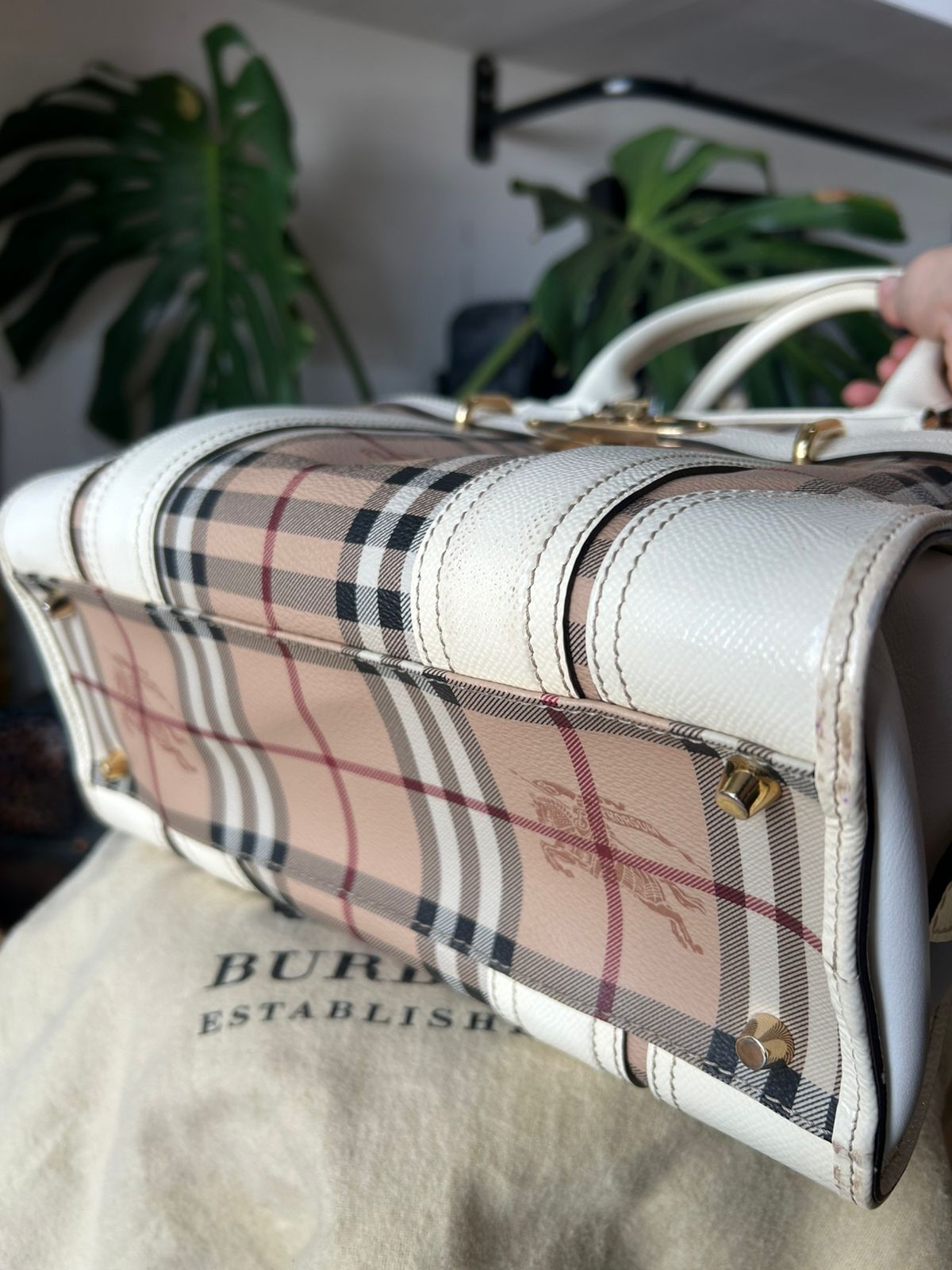 Bolsa Burberry Minford Portrait Tote